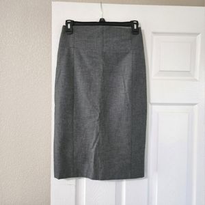 Express Midi grey midi pencil skirt